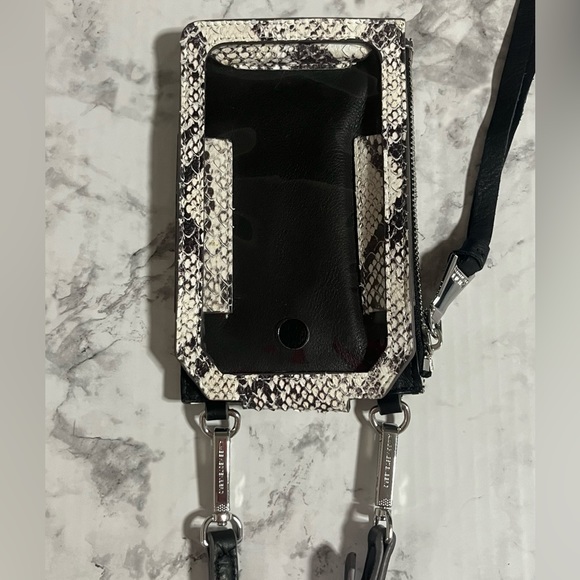 Aimee Kestenberg | Leather Phone Carrier | Python Crossbody - Picture 2 of 7